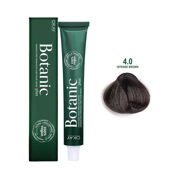 Botanic Hair Color Cream 4 - Intense Brown 60ml