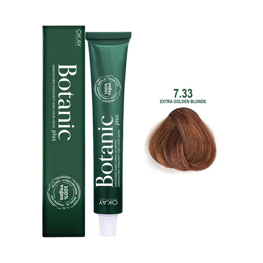 Botanic Hair Color Cream 7.33 - Extra Golden Blonde 60m