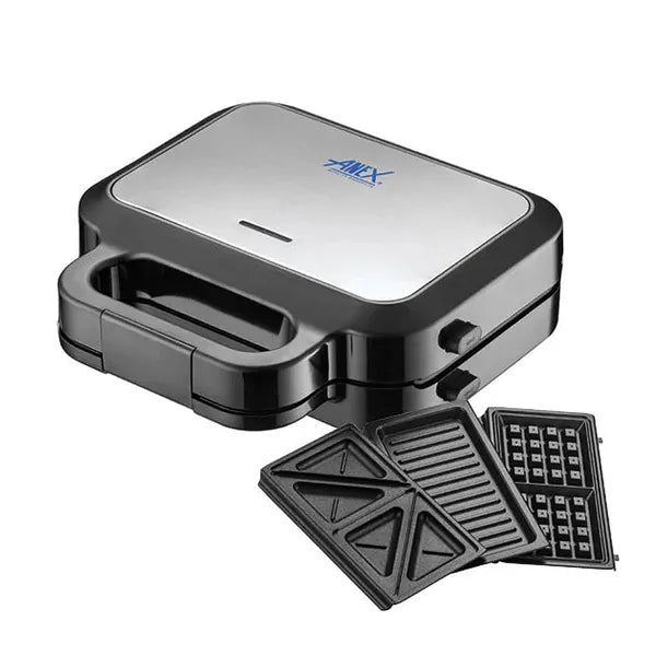Anex Sandwich waffle grill 3in1 (750W) 2139