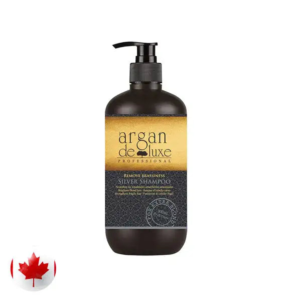 Argan De Luxe Silver Shampoo 300ml for Blonde, Grey & Silver Hair