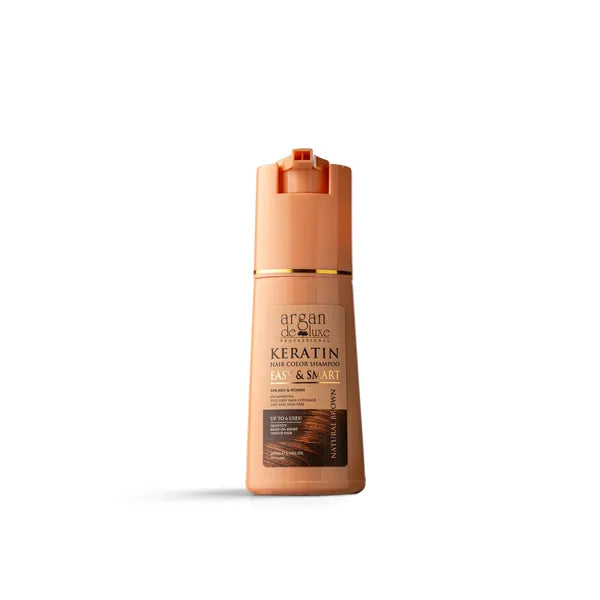 Argan Deluxe Hair Color Natural Brown Shampoo 200ml