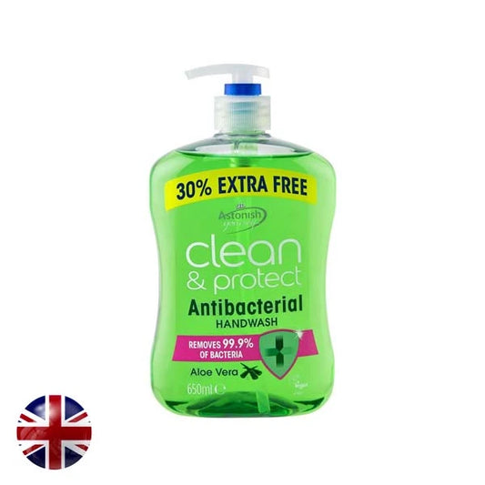 Astonish Clean & Protect Aloe Vera H/Wash 650ml