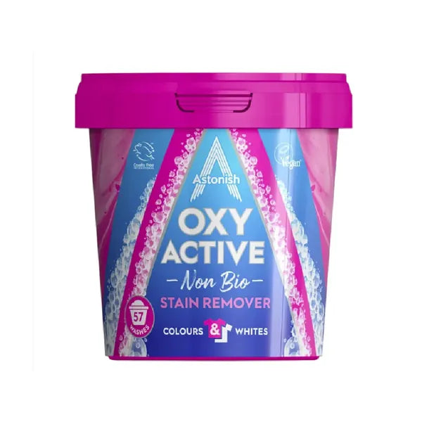 Astonish Oxy Active Non Bio Stain Remover 1.25kg