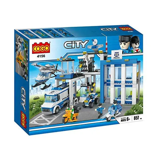 COGO City Police Construction Block Set 4156