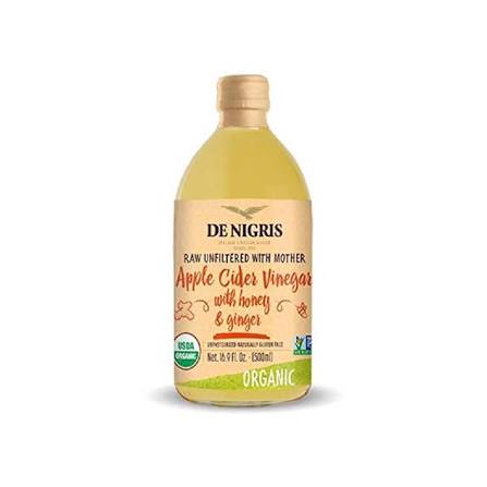De-Nigris Apple Cider Vinegar With Honey & Ginger 500ml