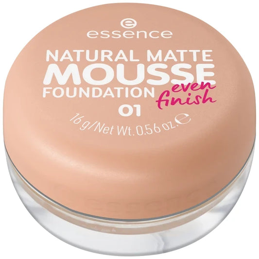 Essence Natural Matte Mousse Foundation 01