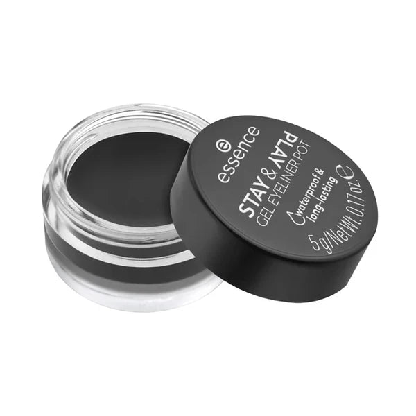 Essence STAY & PLAY GEL EYELINER POT 01
