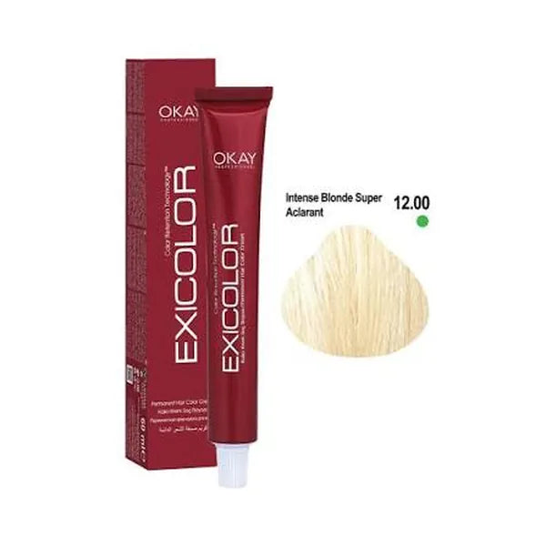 Exicolor Hair Color 12.00 - Intense Blonde Super Aclarant 60ml