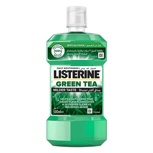 Listerine Mouth Wash Natural Green tea 500Ml