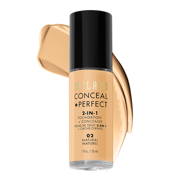 Milani (Conceal+Perfect 2in1) Creamy Foundation Natural 30m