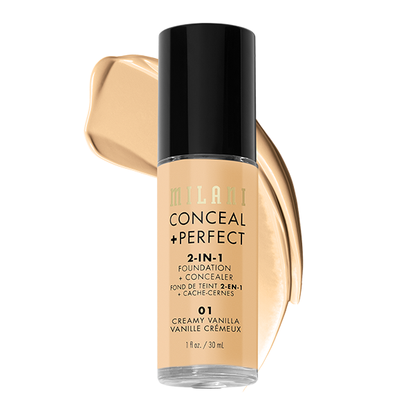 Milani Perfect(2In1 Foundation)+ Concealer-Creamy Vanila-01