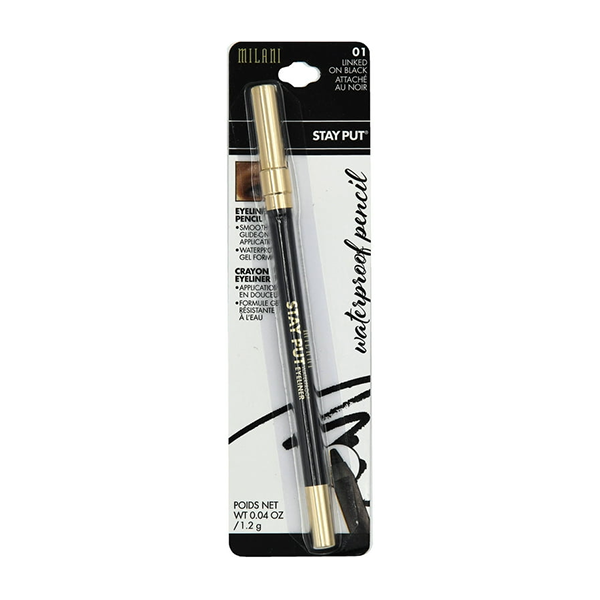 Milani Stay Put Waterproof EyeLiner - 01 Linked On Black