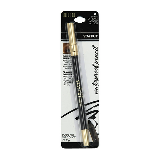 Milani Stay Put Waterproof EyeLiner - 01 Linked On Black
