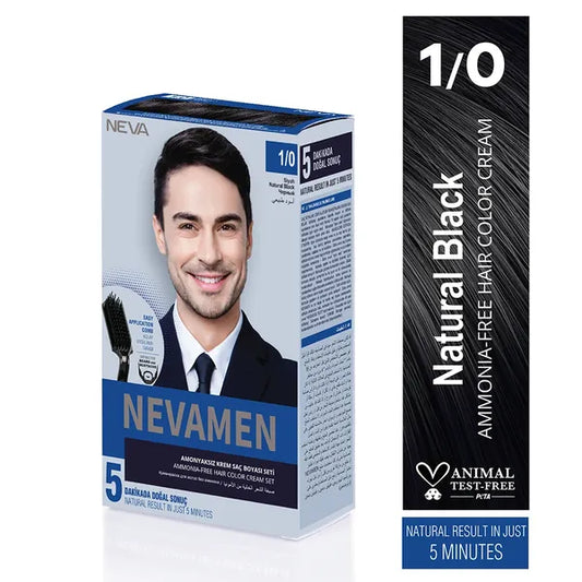 Neva Men Hair CoIor 1/0 - Black