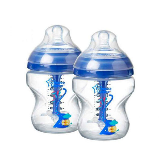 Green Valley TT Deco AAC Bottle 2 Pk 260ML Boy 422657 Greenvalley