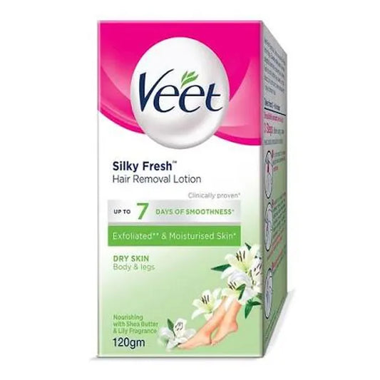Veet Hair Removal Lotion Dry Skin Shea Butter 120gm