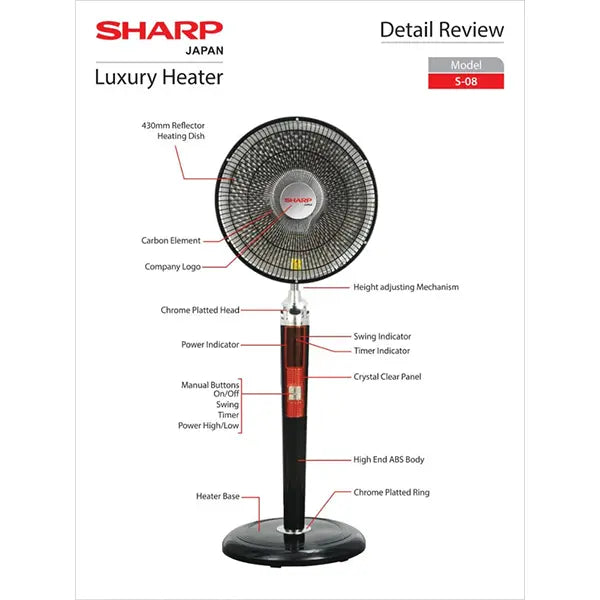 Sharp Dish Heater S-07 – Stay Warm – Greenvalley Rwp