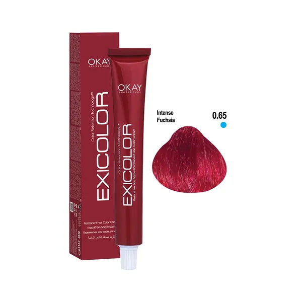 Exicolor Hair Color Cream 0.65 - Intense Fuchsia 60ml