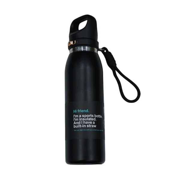 600ML stainless steel sports travel water bottle