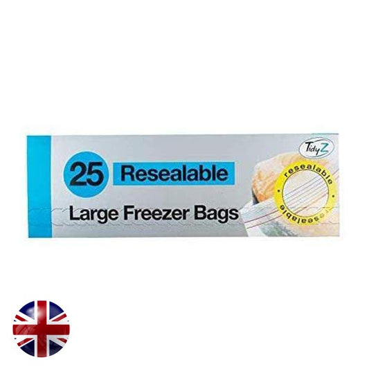 Ail Freezer Large Bags Resealable 25s