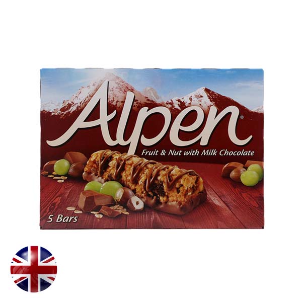 Alpen Fruit and Nut With Milk Chocolate 145Gm