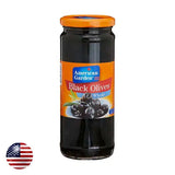 American Garden Olives Black Pitted 450gm