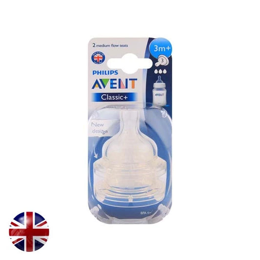 Green Valley Avent Philips Classic 2 Medium Flow Teats 3M+ Greenvalley 