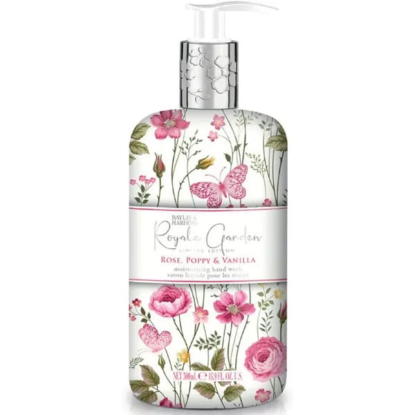 B&H Rose Poppy & Vanilla Handwash 500ml