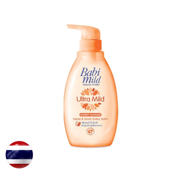 Babi Mild Sweet Almond Body Baby Bath 400ML