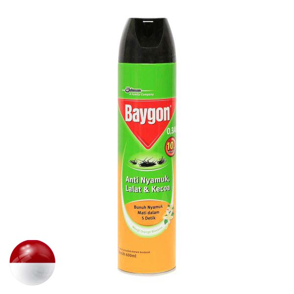 Baygon Anti Nyamuk Lalat & Kecoa 600ML