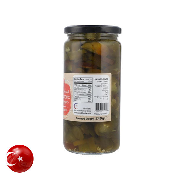 Best Day Jalapeno Peppers Green 960g