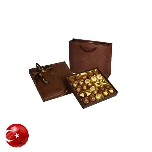 Bolgi Belgian Dark Brown Leather box 330g ch73