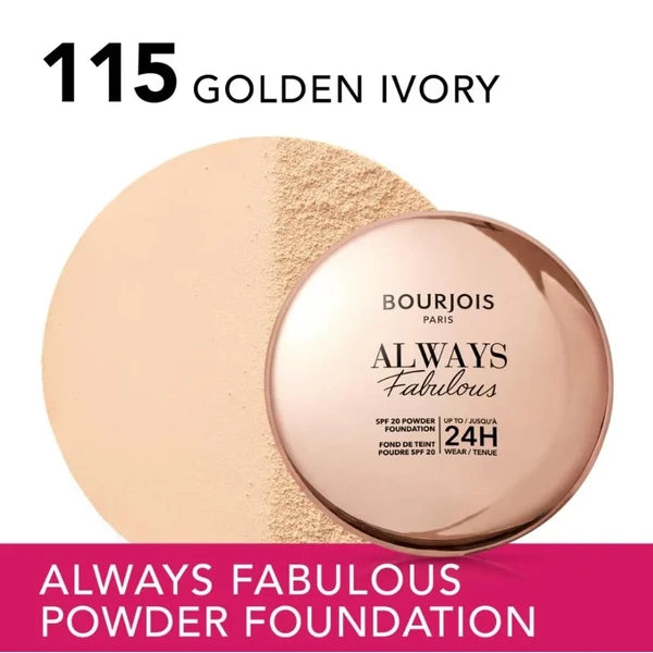 Bourjois Always Fabulous Powder 115 Golden lvory
