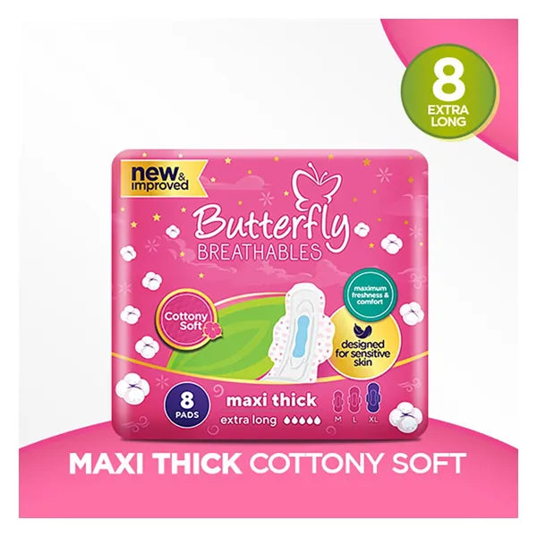 Butterfly Breathables maxi thick n long Pads