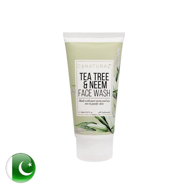 Co Natural Tea Tree & Neem Face Wash 60ml