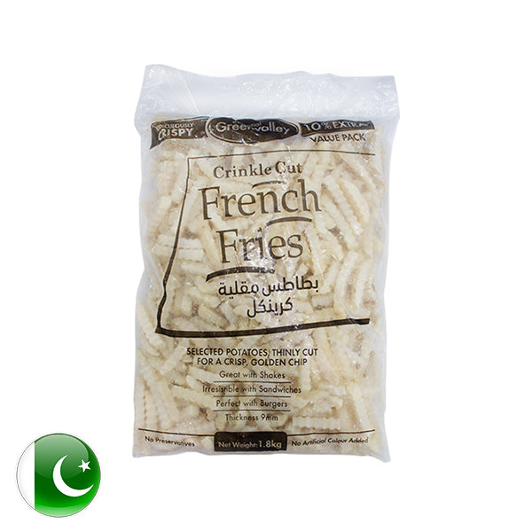 Greenvalley Original Crinkle Cut Fries 1.8Kg