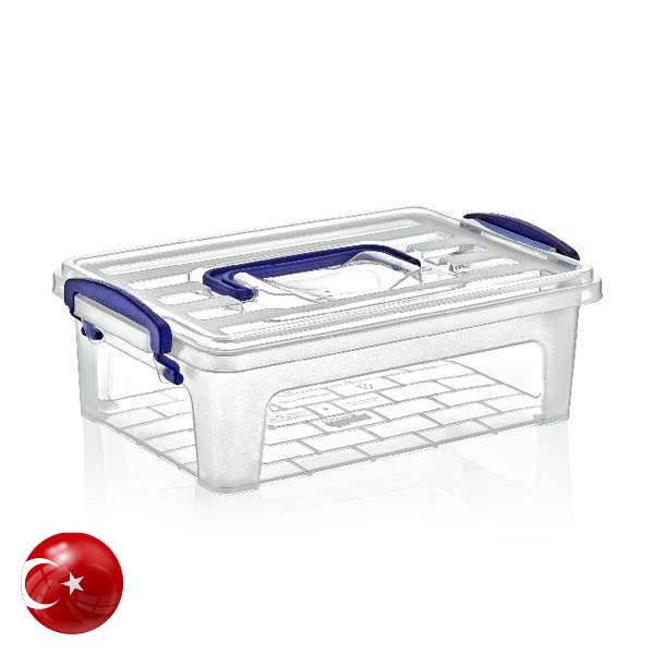 DUNYA 2 Ltr Clear Box With Handle 30182