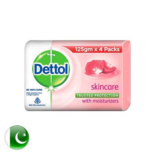 Dettol Soap Skincare Pink Pack Of 4