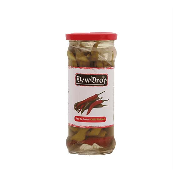 Dew Drop Red And Green Chilli Pickle 420g