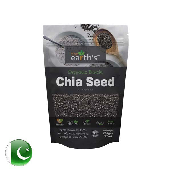 Earth's Organic Black Chia Seed 275gm