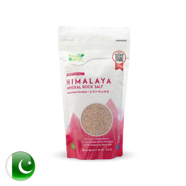 Earth's Organic Himalayan Pink Salt 400gm