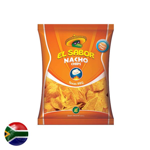 El Sabor Nacho Chips Texas Bbq 100 Gm