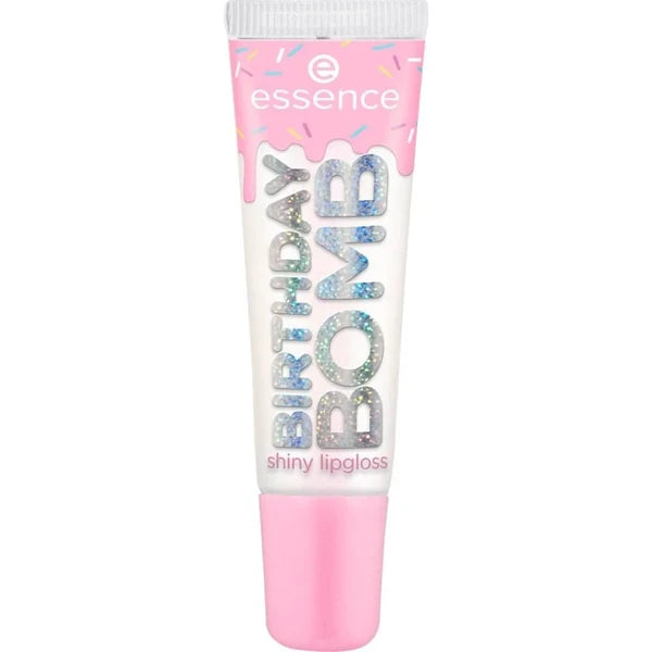 Essence BIRTHDAY BOMB shiny lipgloss 01