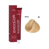 Exicolor Hair Color 10 - Platinum 60ml