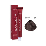 Exicolor Hair Color Cream 4.75 - Brown Brown Mahogany 60ml