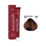 Exicolor Hair Color Cream 5.43 - Light Copper Golden Brown 60ml