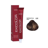 Exicolor Hair Color Cream 6.70 - Dark Blonde Cocoa Brown 60ml