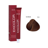 Exicolor Hair Color Cream 7.1 - Ash Blonde 60ml