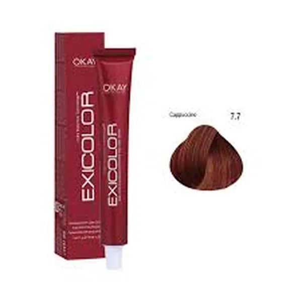 Exicolor Hair Color Cream 7.7 - Cappucino 60ml