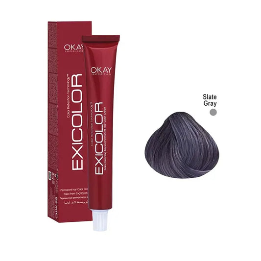 Exicolor Hair Color Slate Gray 60ml